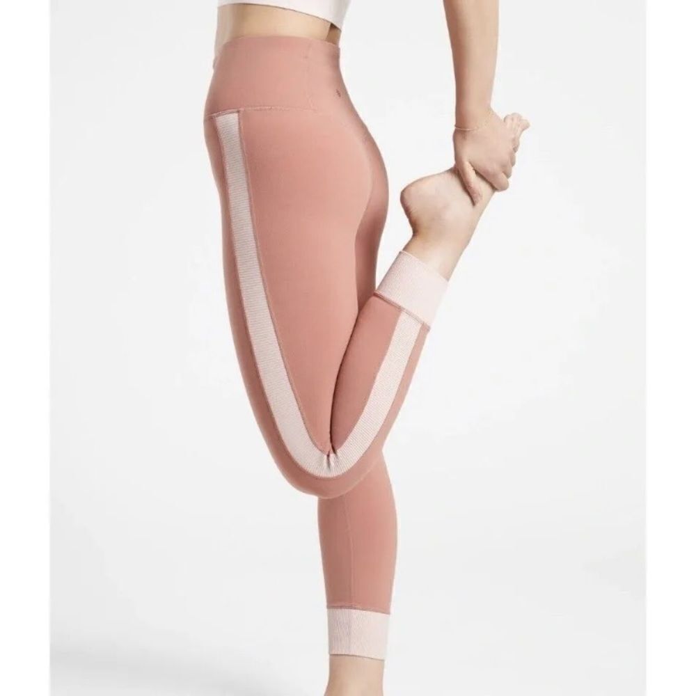 Athleta Elation Rib 7/8 Tights Leggings